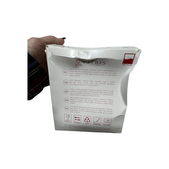 Vitbis Jumbo Christmas Glass Christmas Ornament Poland Szklane Ozdoby Choinkowe - Picture 14 of 15